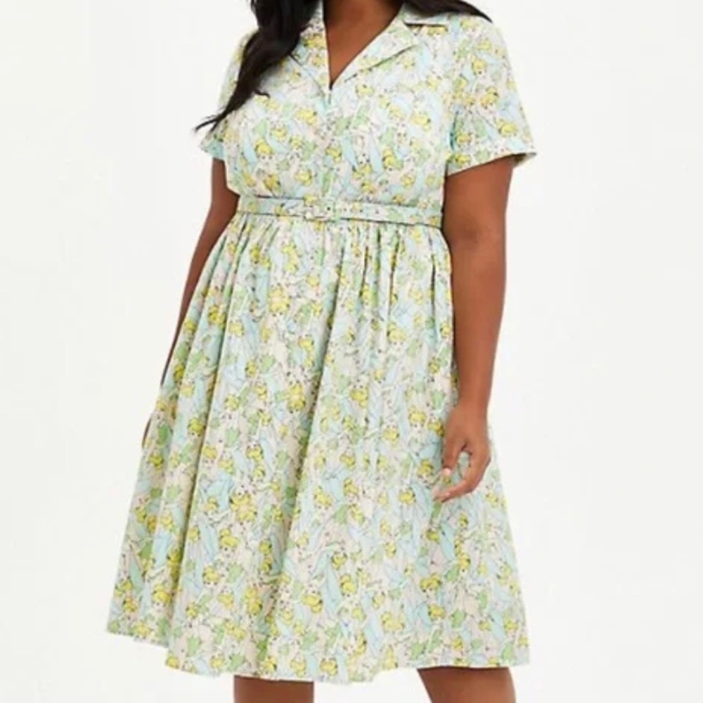 TORRID DISNEY Tinkerbell Retro Swing Dress! NWT! 👗